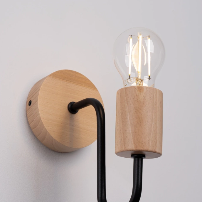 Wandlamp TIMBO zwart