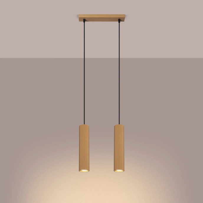 Hanglamp KARBON 2 goud