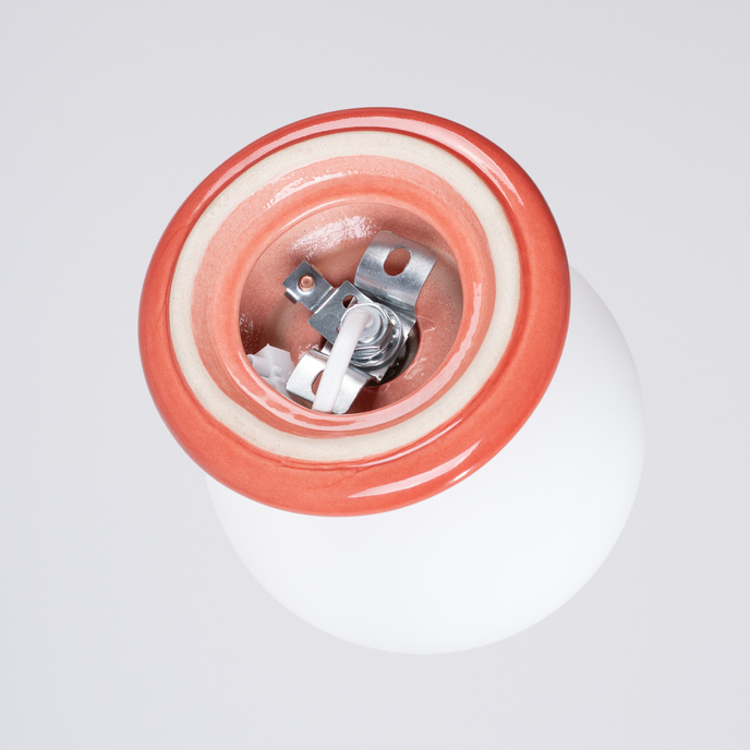 Wandlamp ZORI perzik IP44