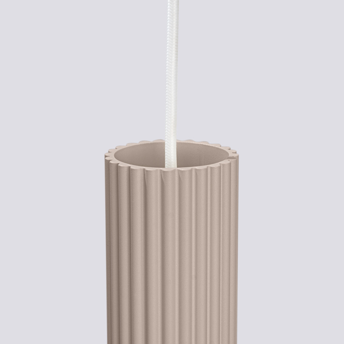 Hanglamp KARBON 1 taupe