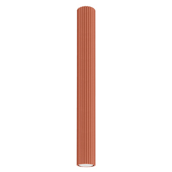 Plafondlamp KARBON 60 rood oker