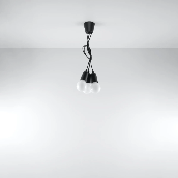 Hanglamp DIEGO 3 zwart