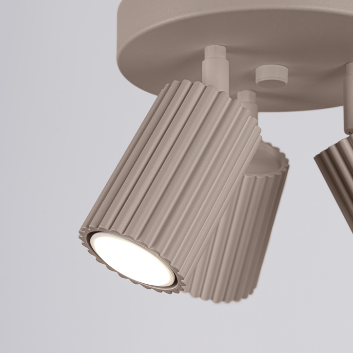 Plafondlamp KARBON 2 taupe