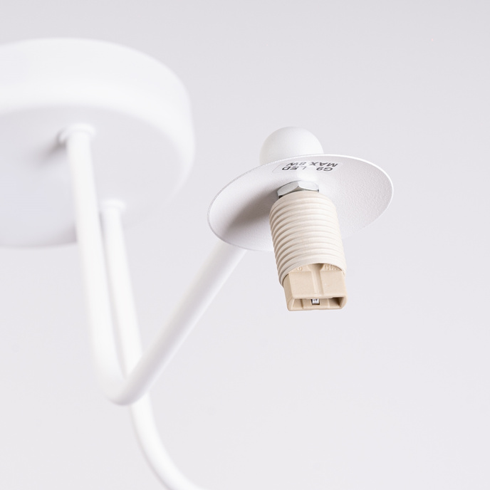 Kroonluchter ASTRAL 3 wit