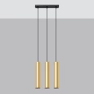 Hanglamp LAGOS 3 gepolijst goud