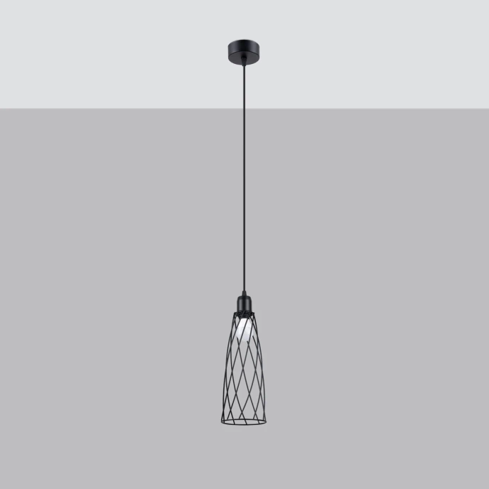Hanglamp SUBA 1 zwart