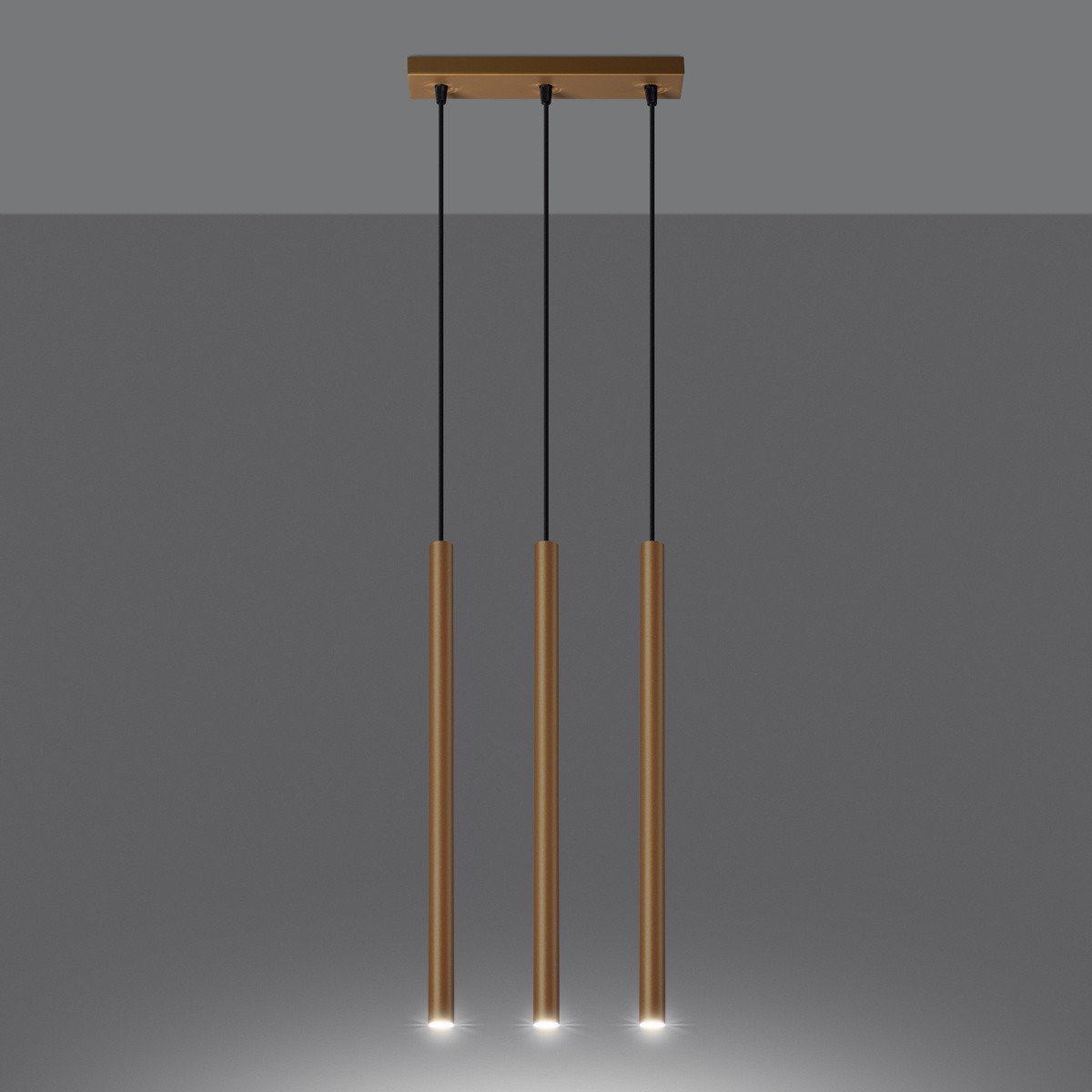 Hanglamp PASTELO 3L goud