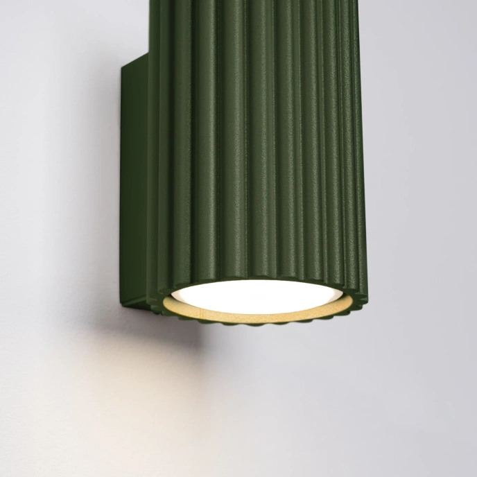 Wandlamp KARBON 10 olijfgroen