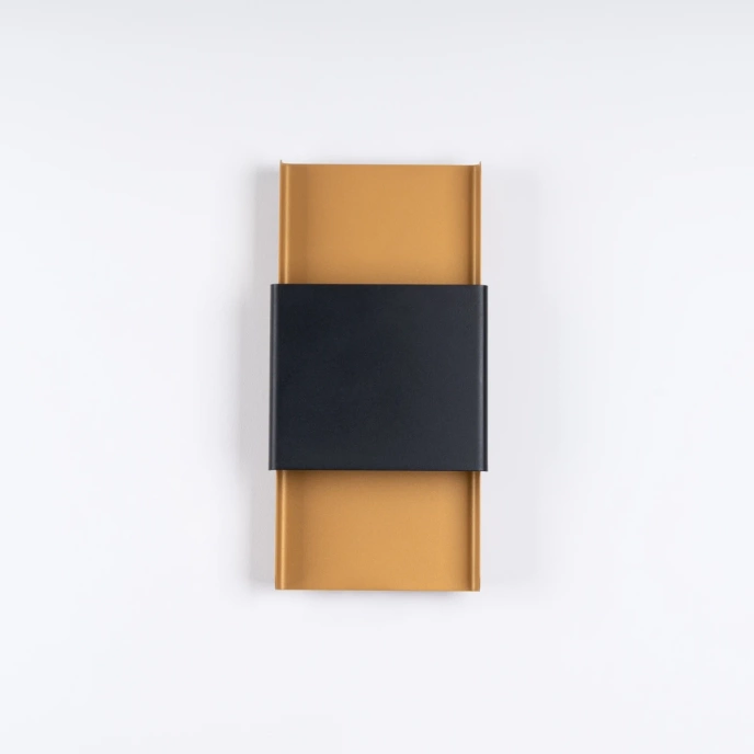 Wandlamp DURLIN goud/zwart