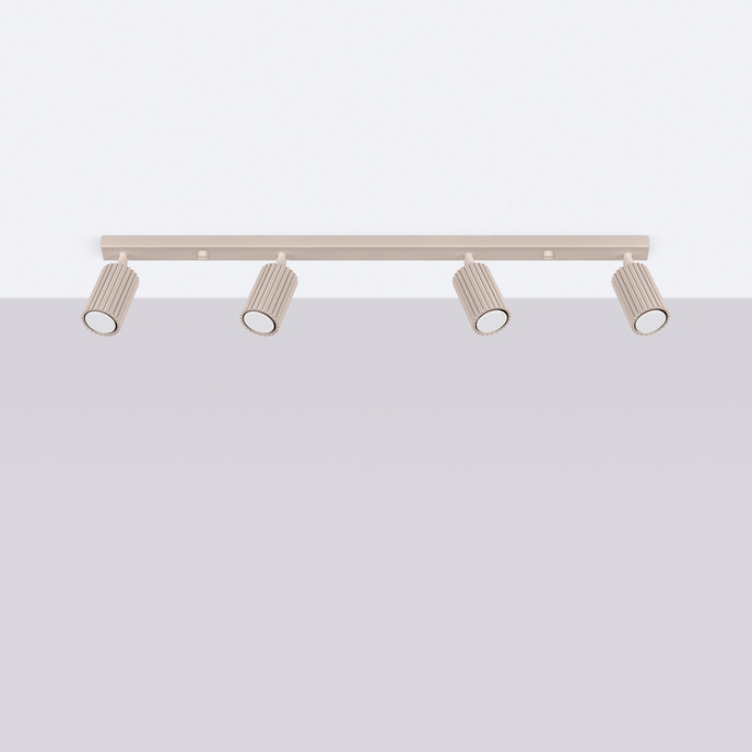 Plafondlamp KARBON 3P taupe