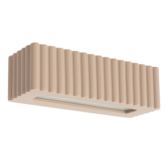 Wandlamp keramiek RIGATA taupe