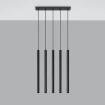 Hanglamp PASTELO 5 zwart