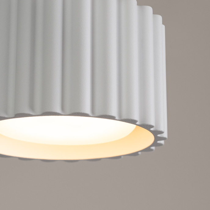 Plafondlamp AURA 1 wit Gx53
