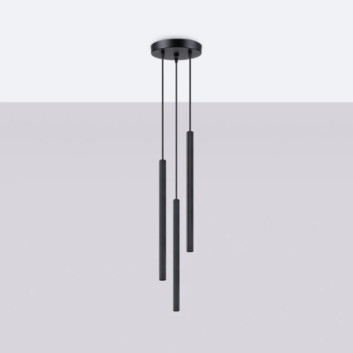 Hanglamp ARCHE 3P zwart