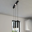 Hanglamp RING 3 zwart