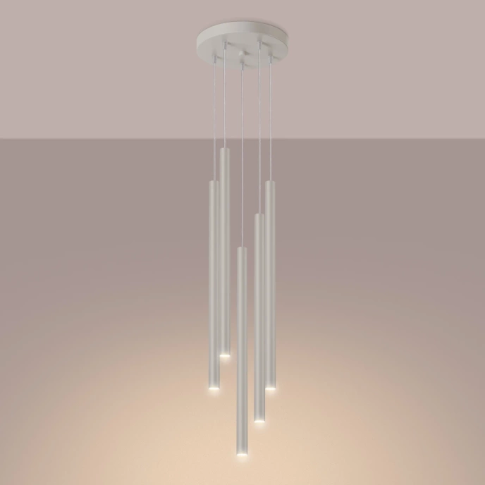 Hanglamp PASTELO 5P beige