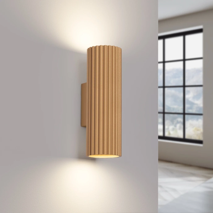 Wandlamp KARBON 20 goud