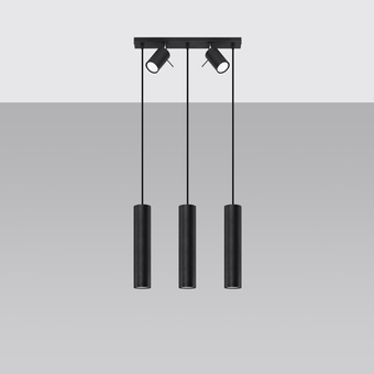 Hanglamp RING 3 zwart