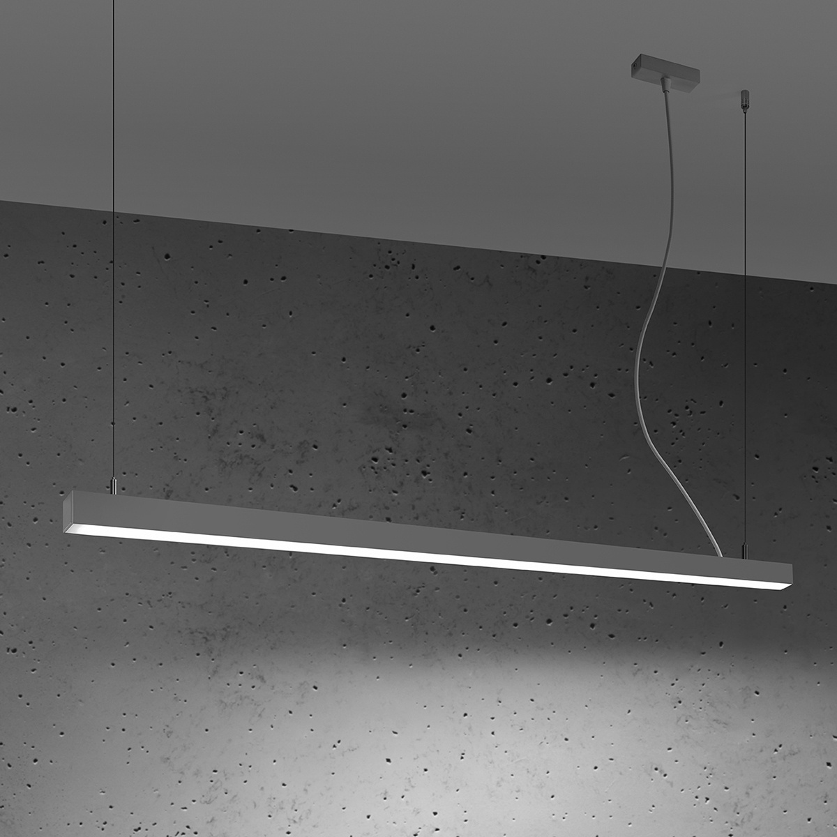 Hanglamp PINNE 150 grijs