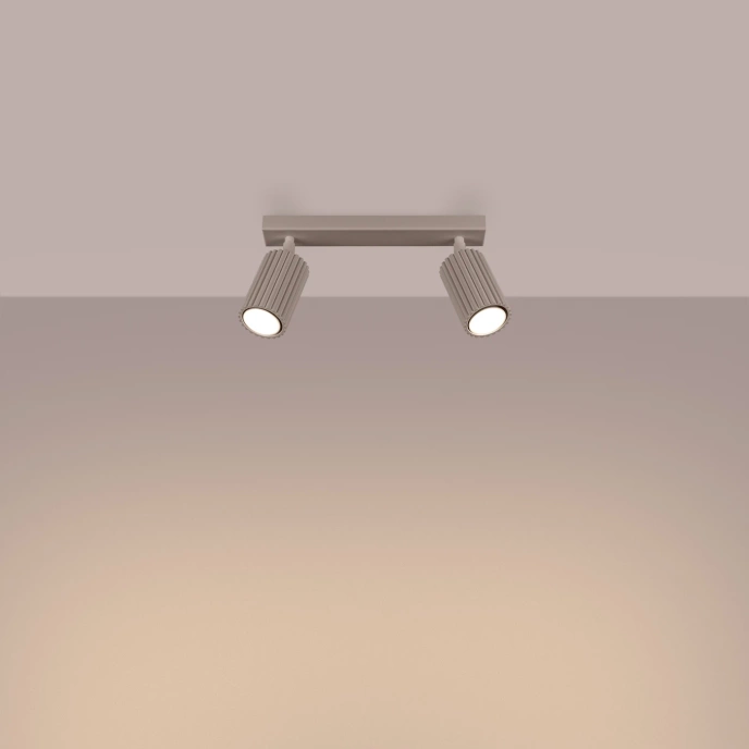 Wandlamp KARBON taupe