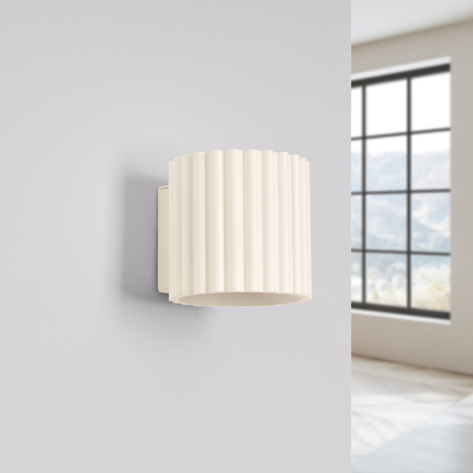 Wandlamp AURA beige G9