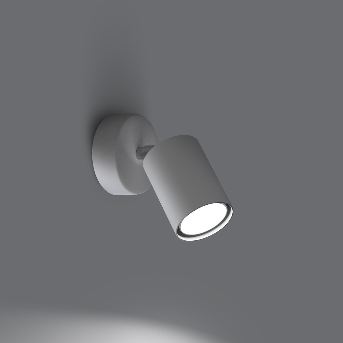 Wandlamp LEMMI 1 wit