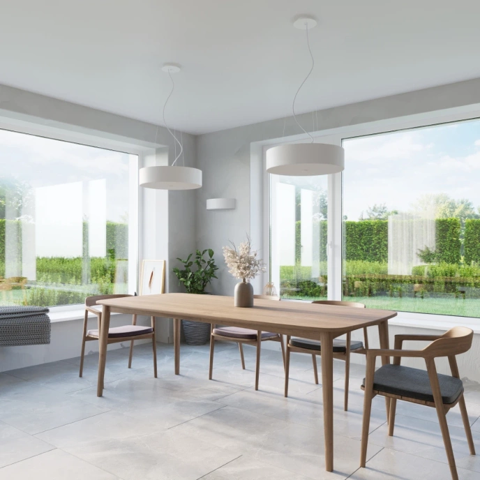 Kroonluchter SKALA 50 wit