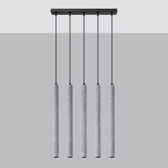 Hanglamp PASTELO 5L beton