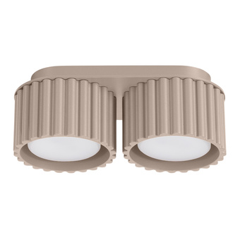 Plafondlamp AURA 2 taupe Gx53