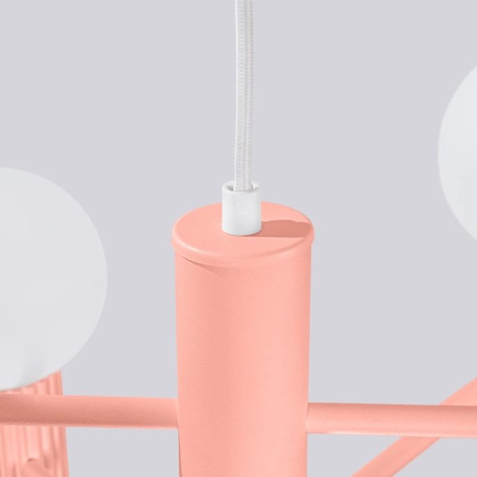 Kroonluchter HALO 6 perzik