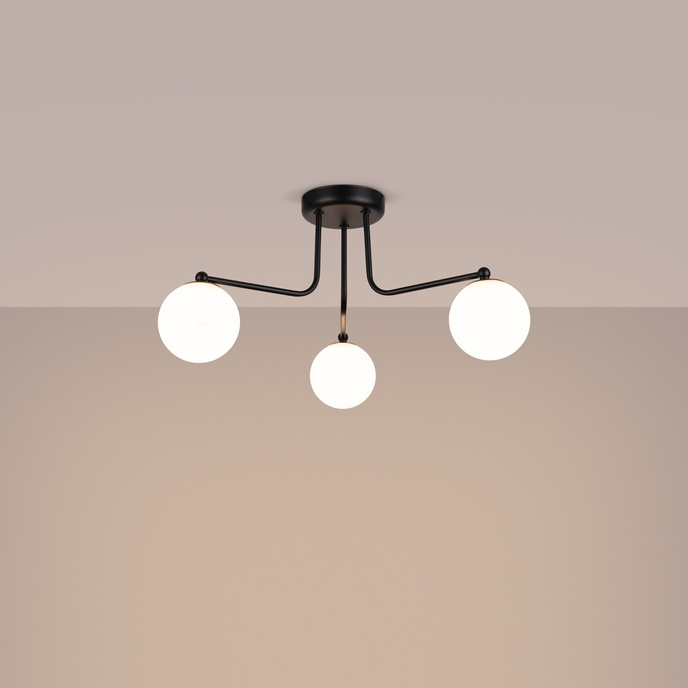 Kroonluchter ASTRAL 3 zwart