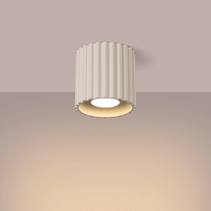 Plafondlamp AURA 1 beige GU10