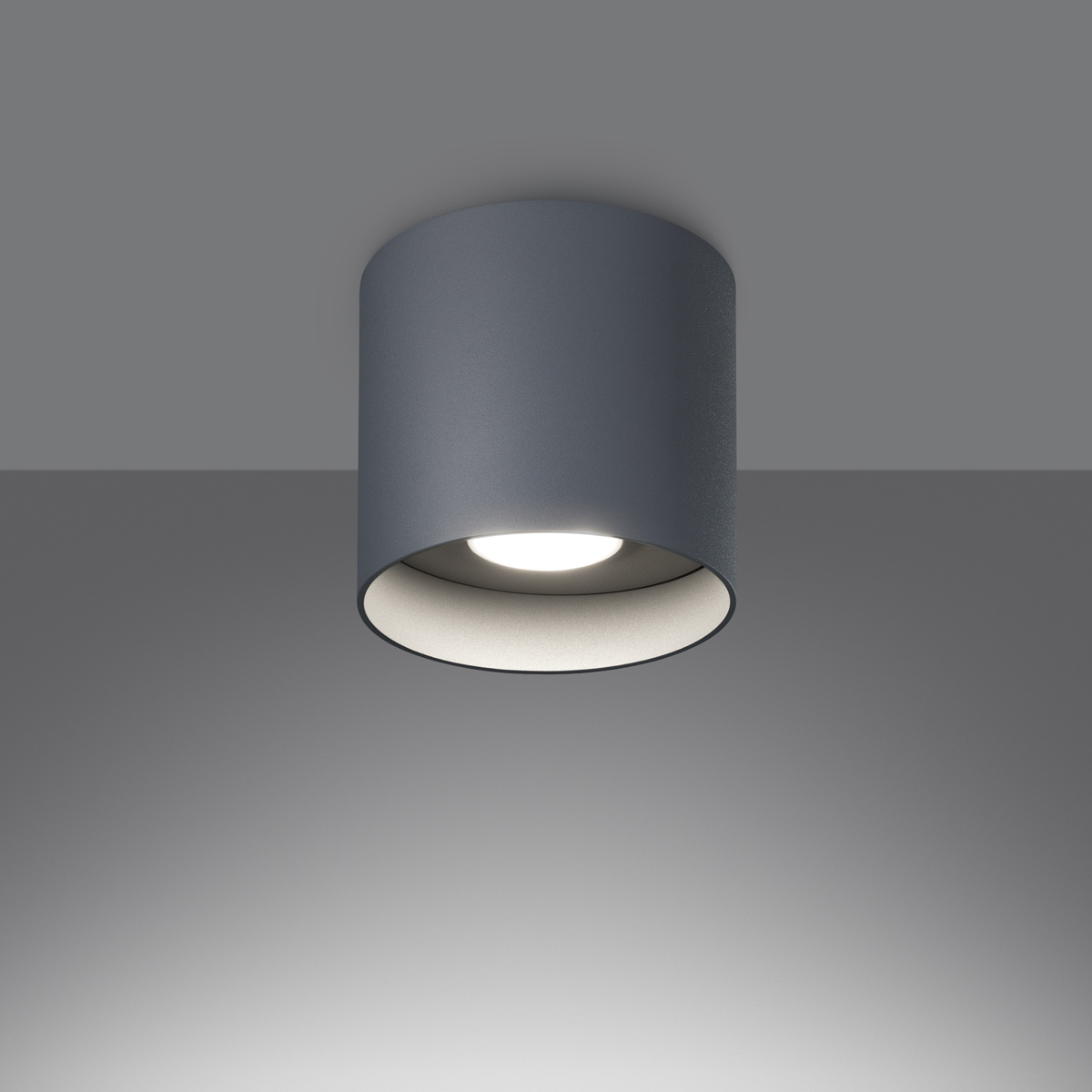 Plafondlamp MIKA grijs