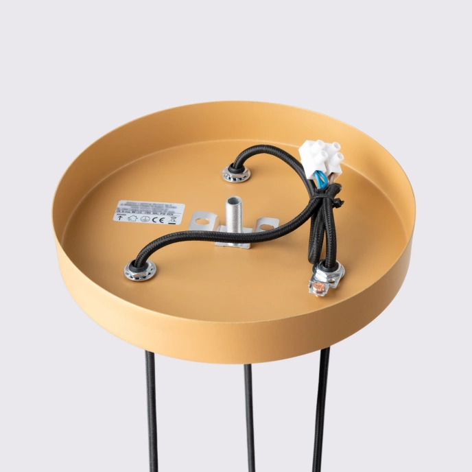 Hanglamp KARBON 3P goud