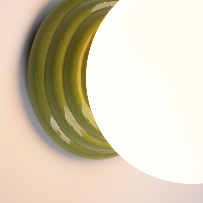 Wandlamp ZORI groen IP44