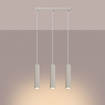 Hanglamp KARBON 3L beige