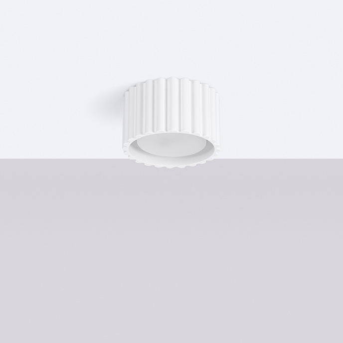 Plafondlamp AURA 1 wit Gx53