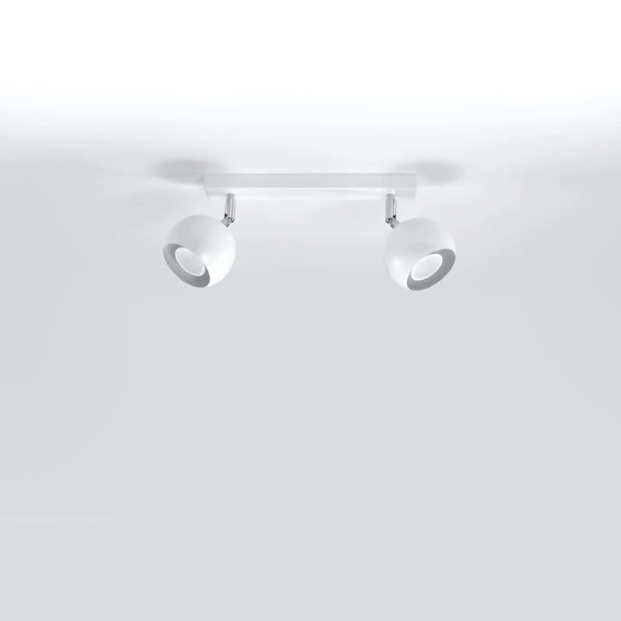 Plafondlamp OCULARE 2 wit