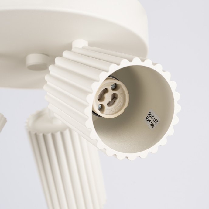 Plafondlamp KARBON 3P beige