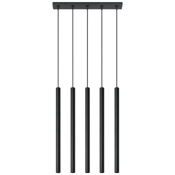 Hanglamp PASTELO 5 zwart