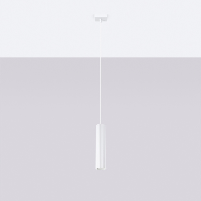 Hanglamp KARBON 1 wit