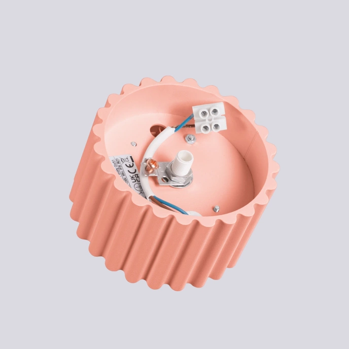 Plafondlamp AURA 1 perzik Gx53