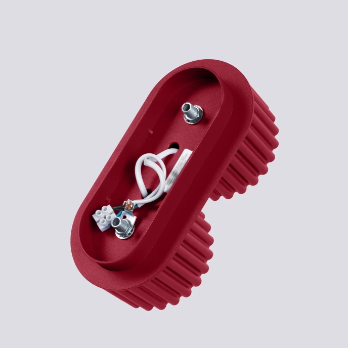 Plafondlamp AURA 2 bordeaux Gx53