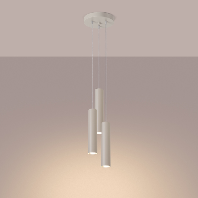 Hanglamp LAGOS 3P beige