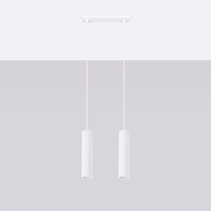 Hanglamp KARBON 2 wit