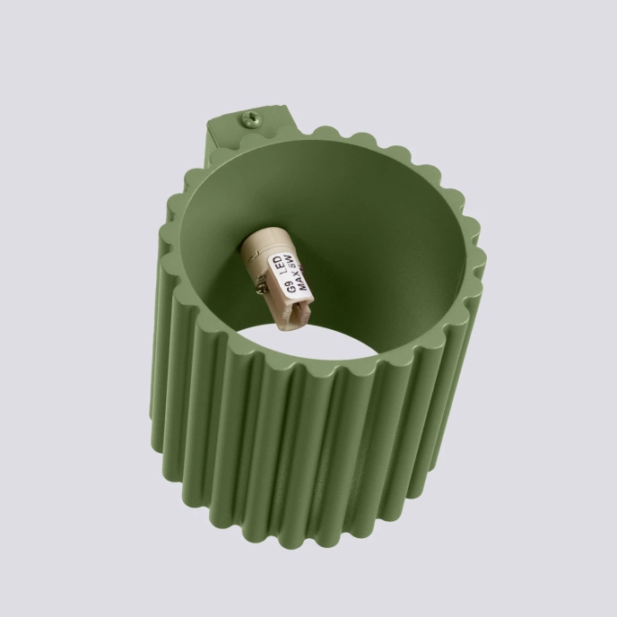 Wandlamp AURA olijfgroen G9