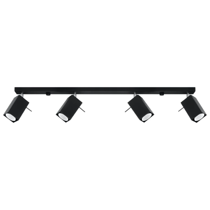 Plafondlamp MERIDA 4L zwart