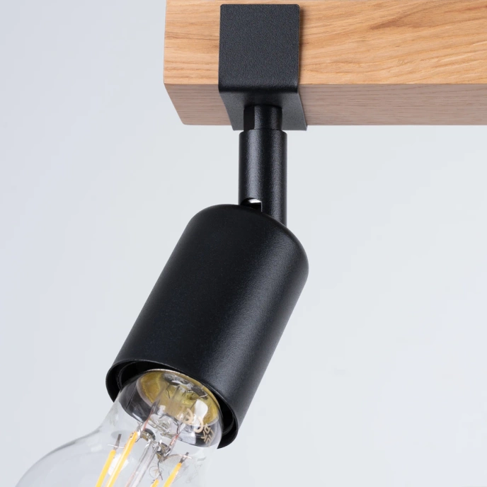 Plafondlamp ZUCA 3 zwart