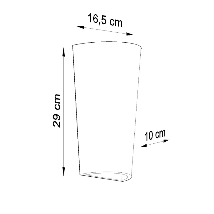 Wandlamp keramiek LANA