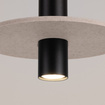 Hanglamp PELTA 1 zwart/beige